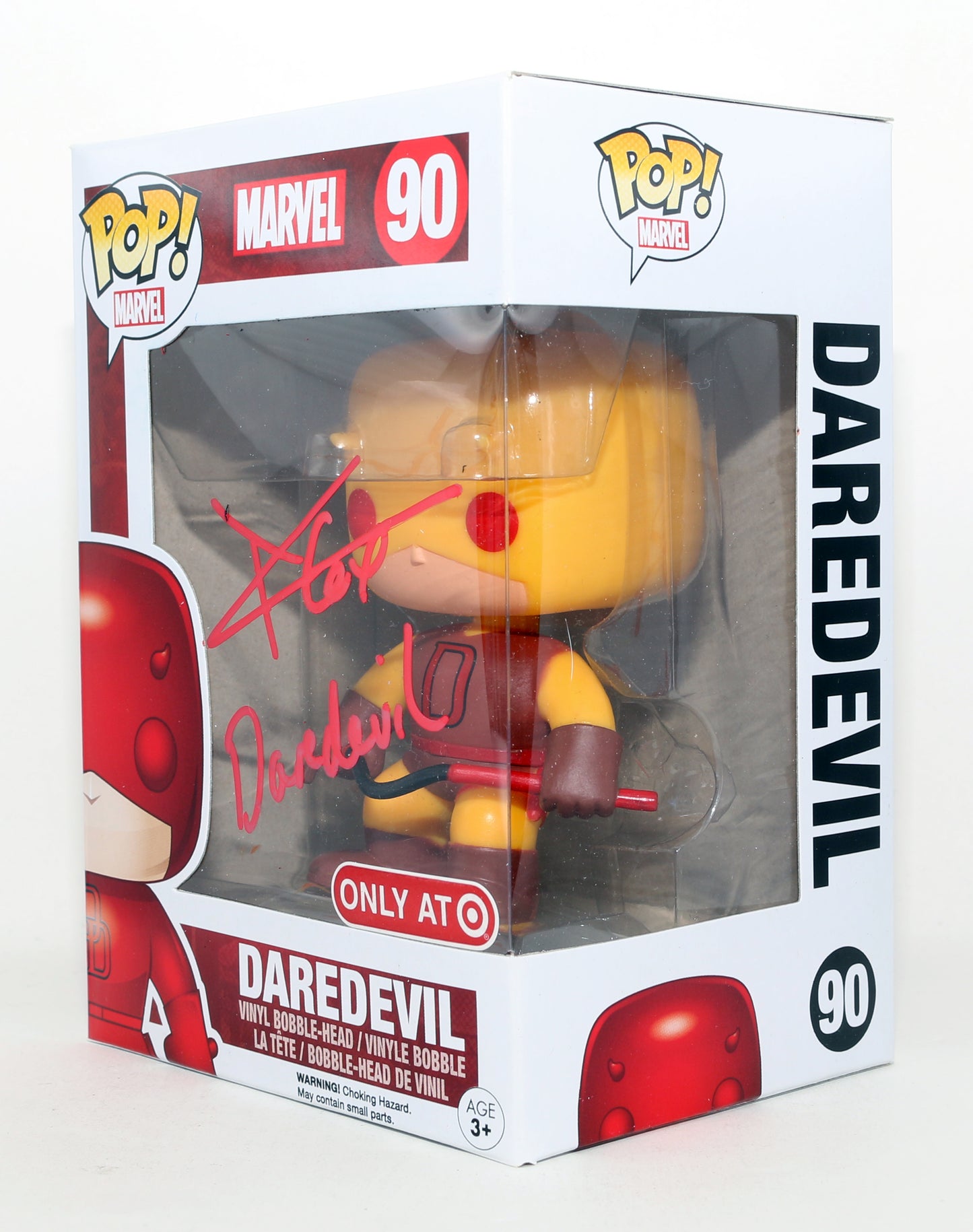 
                  
                    Charlie Cox as Daredevil in Daredevil Target Exclusive Signed Funko POP! #90 with Character Name
                  
                