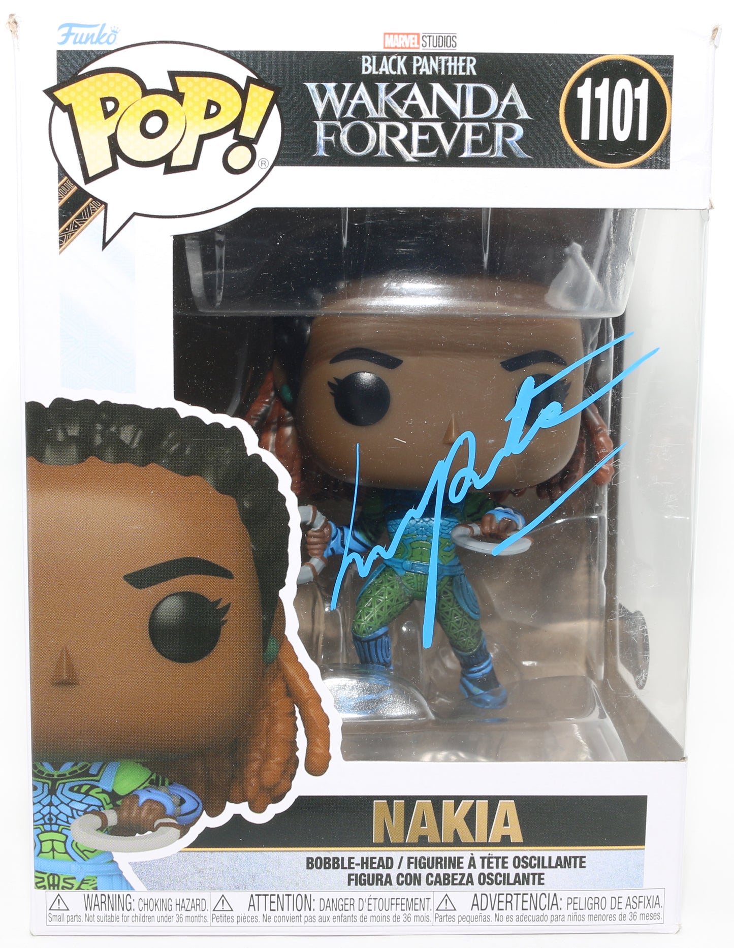 
                  
                    Lupita Nyong'o as Nakia in Black Panther: Wakanda Forever (Beckett) Signed Funko POP! #1101
                  
                