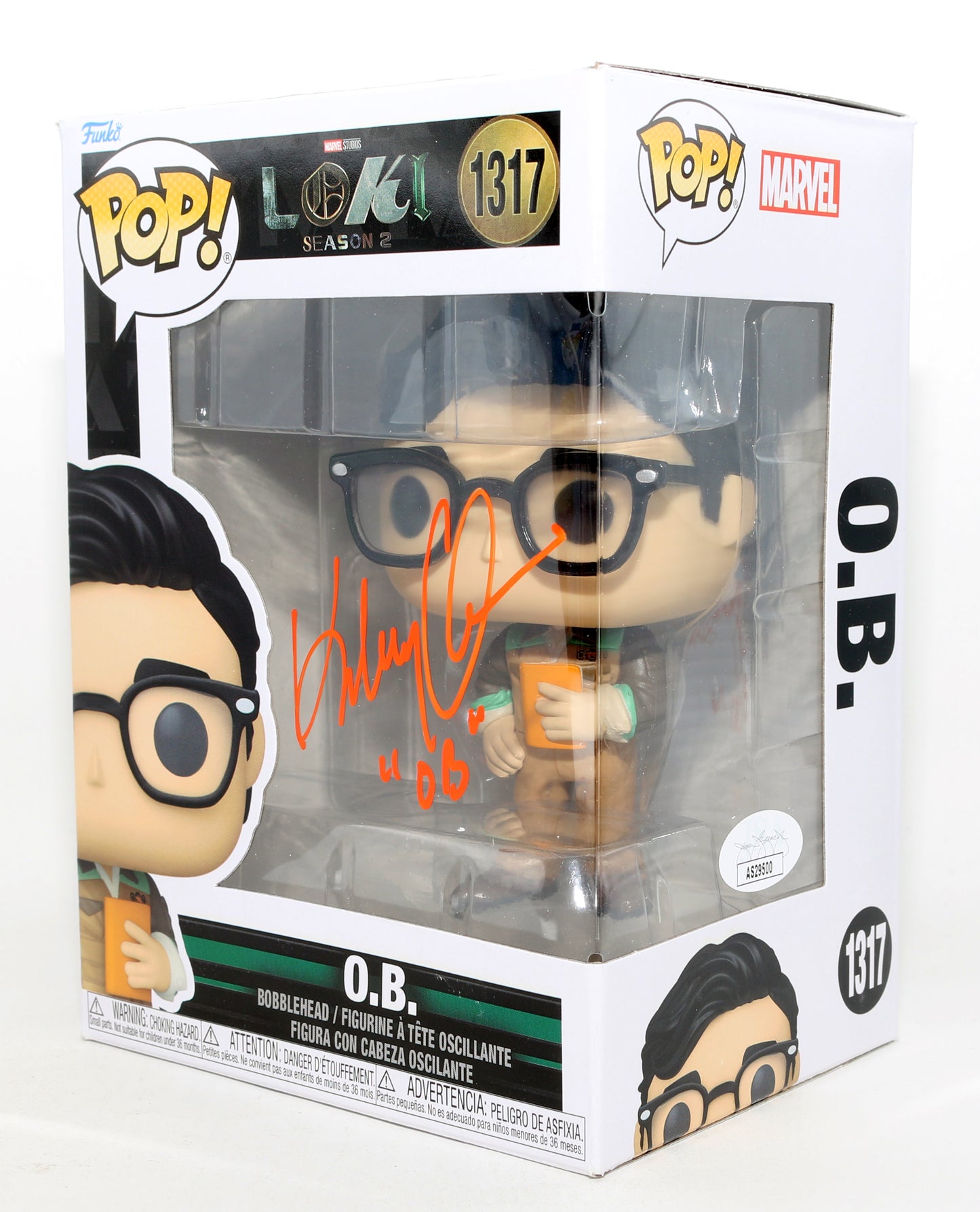 
                  
                    Ke Huy Quan as O.B. in Loki (JSA) Signed Funko POP! #1317 with Character Name
                  
                