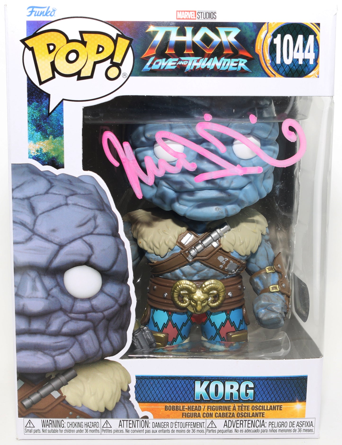 
                  
                    Taika Waititi as Korg in Thor: Love & Thunder (SWAU) Signed Funko POP! #1044
                  
                