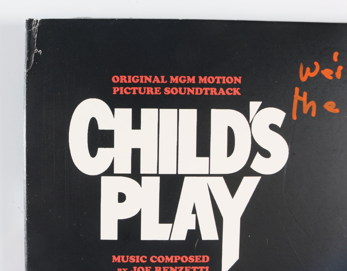 
                  
                    Child's Play Chucky 12" Vinyl Record Cast Signed by Brad Dourif, Fiona Dourif, Alex Vincent, & Christine Elise
                  
                
