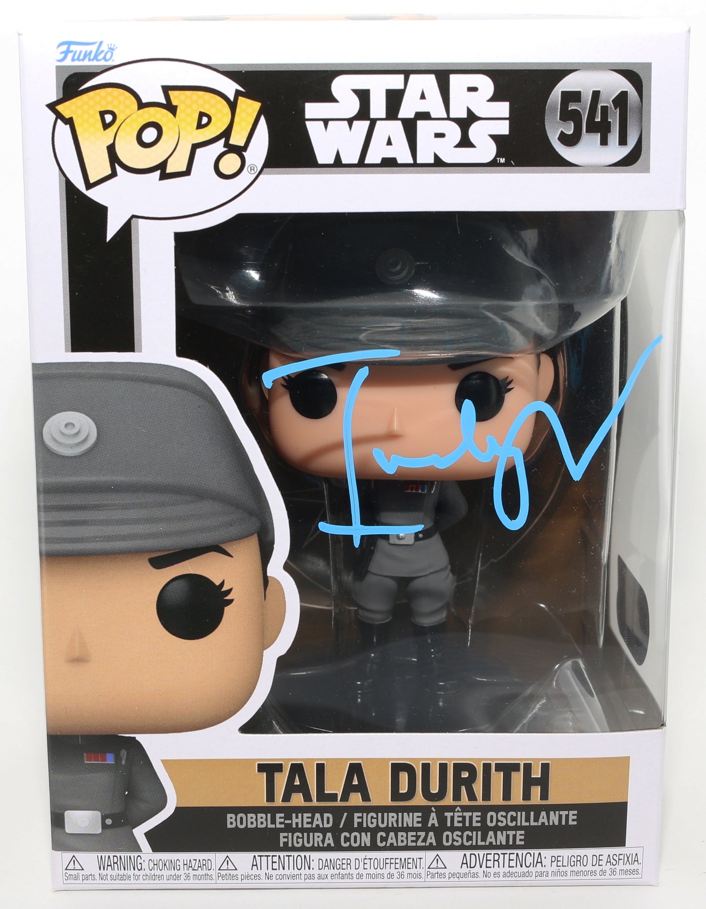 
                  
                    Indira Varma as Tala Durith in Star Wars: Obi-Wan Kenobi (SWAU) Signed Funko POP! #541
                  
                