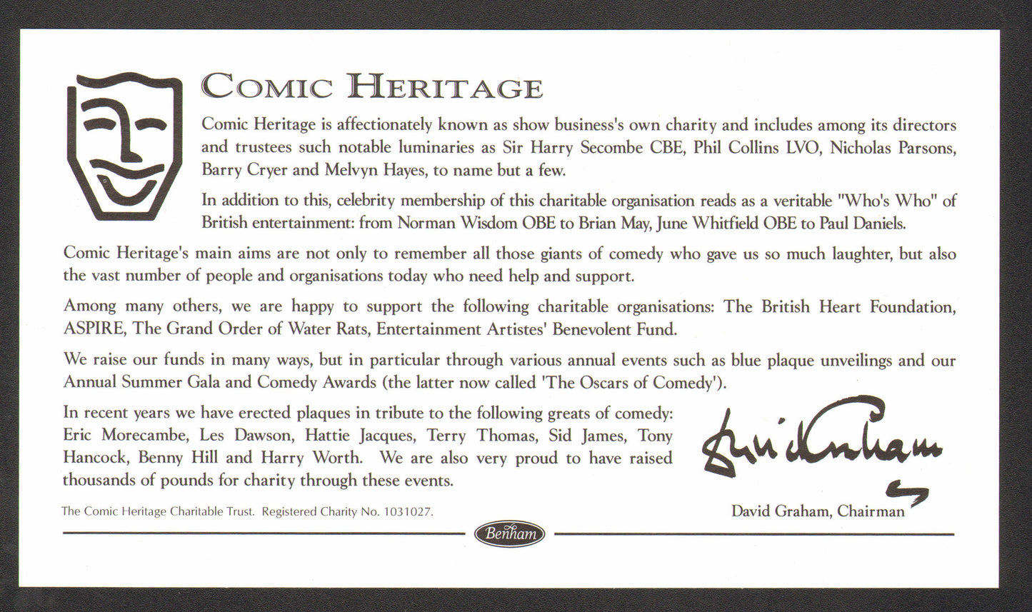 
                  
                    Phil Collins Singer & Songwriter from Genesis Signed Comic Heritage Envelope
                  
                