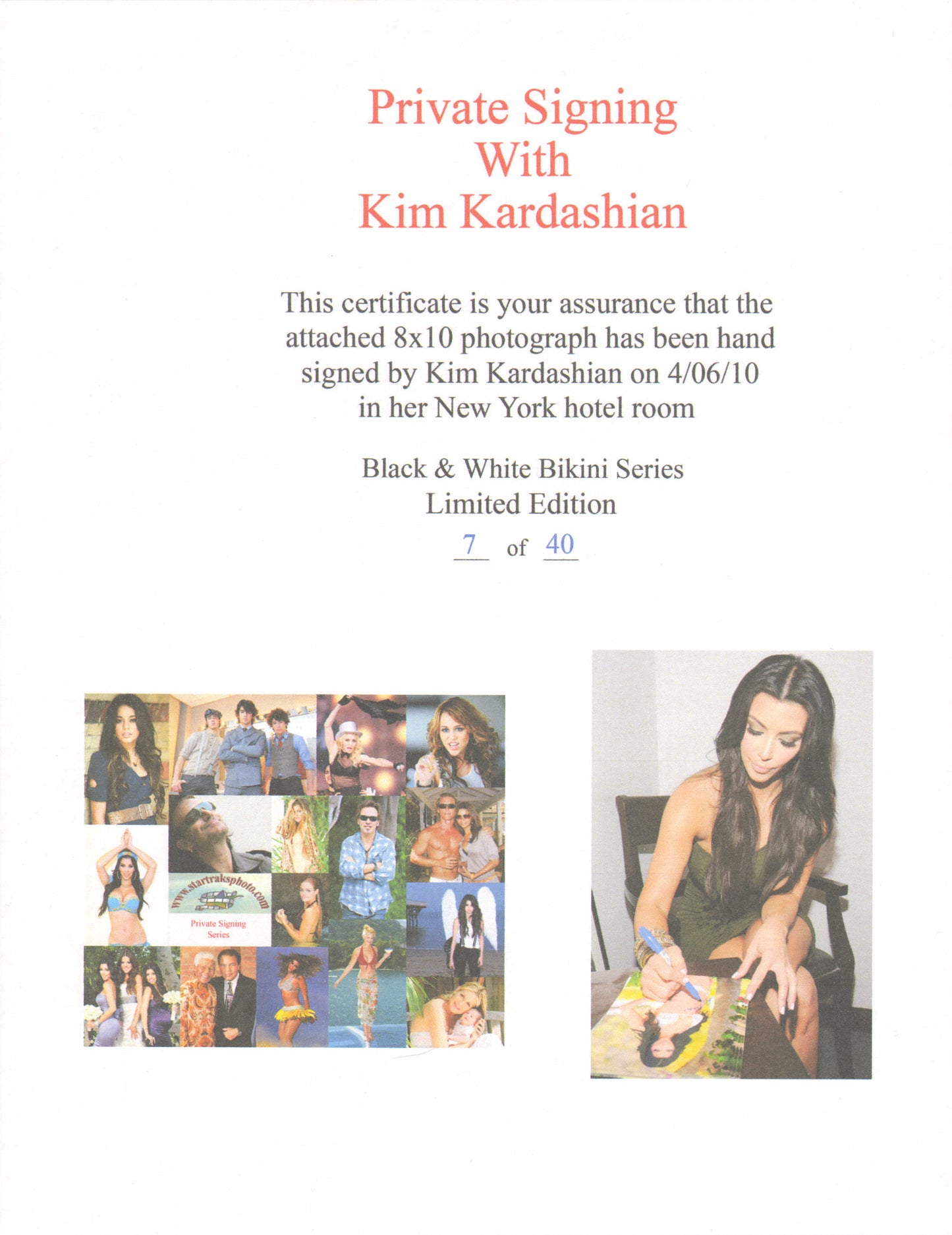 
                  
                    Kim Kardashian from Keeping Up with the Kardashians & American Horror Story Sexy (JSA) Signed 8x10 Photo
                  
                