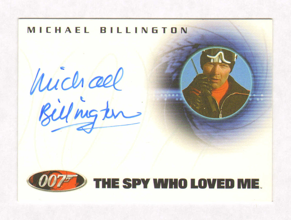 
                  
                    Michael Billington as Sergei Barsov in The Spy Who Loved Me Signed Rittenhouse 007 Trading Card #A43
                  
                