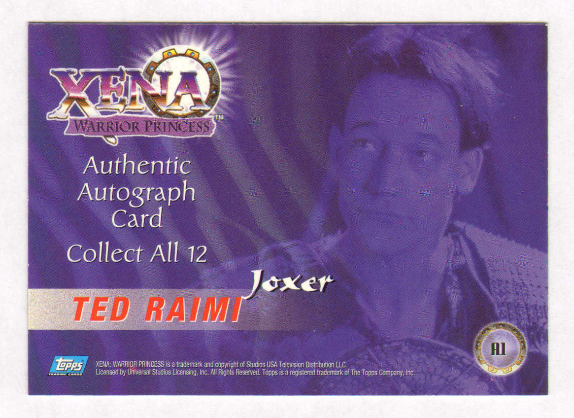 
                  
                    Ted Raimi as Joxer in Xena: Warrior Princess Signed Topps Trading Card #A1
                  
                