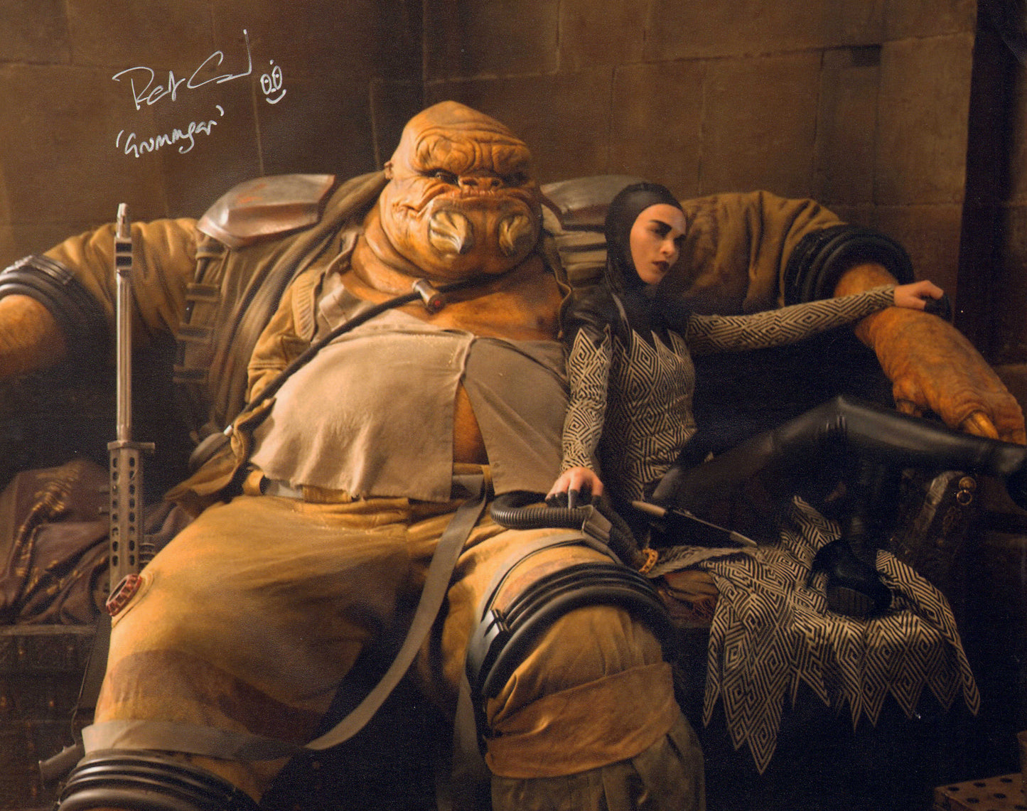 
                  
                    Patrick Comerford as Grummgar in Star Wars: The Force Awakens Signed 8x10 Photo with Character Name
                  
                