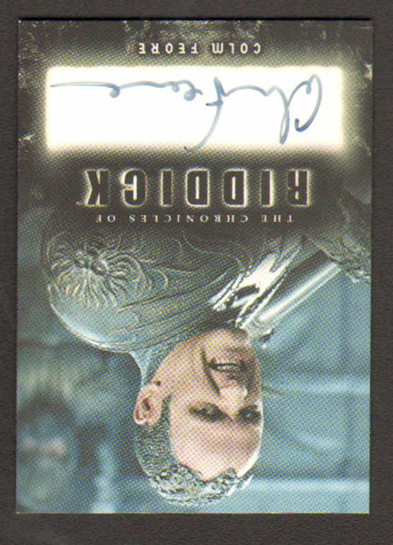 
                  
                    The Chronicles of Riddick Rittenhouse Trading Cards 4pc LOT Signed by Vin Diesel, Thandiwe Newton, Alexa Davalos, & Colm Feore
                  
                