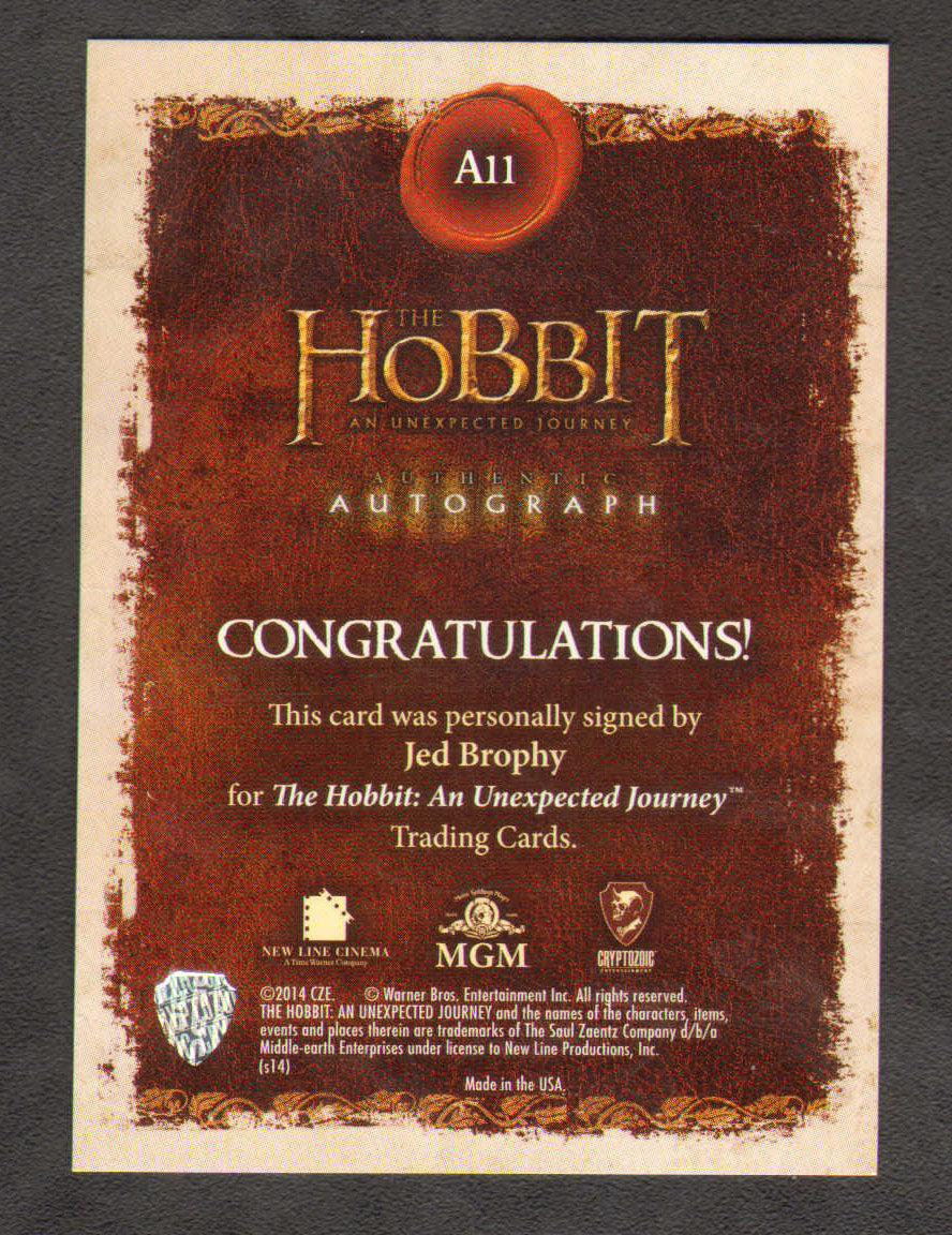 
                  
                    The Hobbit Cryptozoic Trading Cards 160pc LOT with 21 Cards Signed by Martin Freeman, Ian Holm, Richard Armitage, Andy Serkis, Lee Pace, Sylvester McCoy, Ken Stott, James Nesbitt, & More
                  
                
