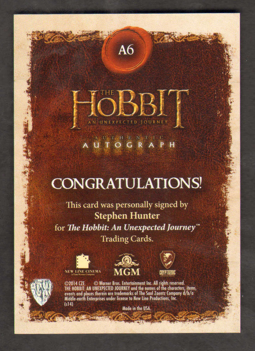 
                  
                    The Hobbit Cryptozoic Trading Cards 160pc LOT with 21 Cards Signed by Martin Freeman, Ian Holm, Richard Armitage, Andy Serkis, Lee Pace, Sylvester McCoy, Ken Stott, James Nesbitt, & More
                  
                