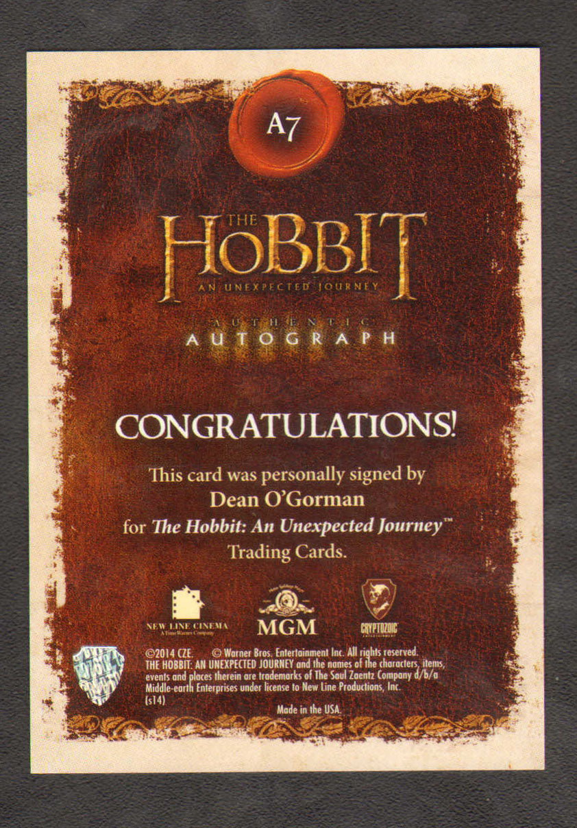 
                  
                    The Hobbit Cryptozoic Trading Cards 160pc LOT with 21 Cards Signed by Martin Freeman, Ian Holm, Richard Armitage, Andy Serkis, Lee Pace, Sylvester McCoy, Ken Stott, James Nesbitt, & More
                  
                