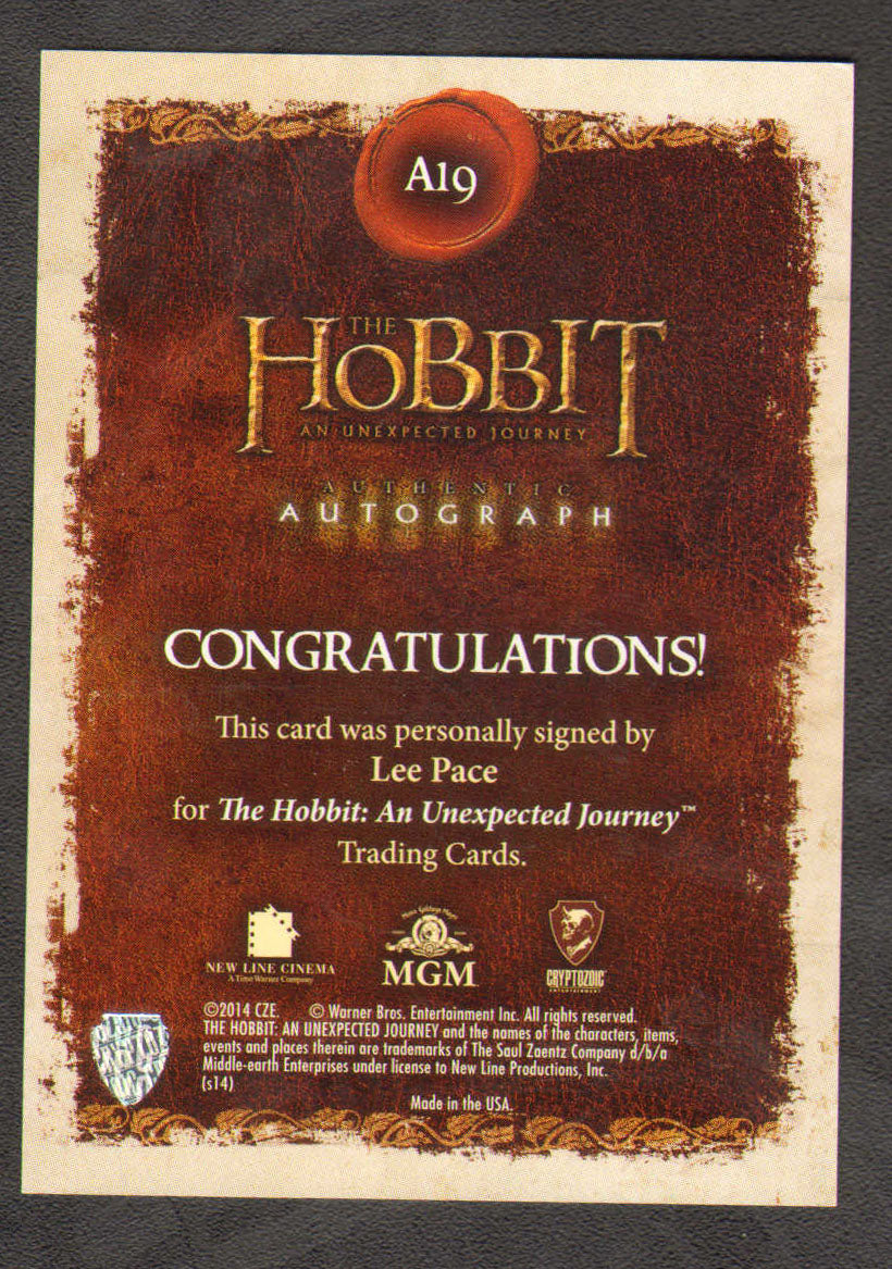 
                  
                    The Hobbit Cryptozoic Trading Cards 160pc LOT with 21 Cards Signed by Martin Freeman, Ian Holm, Richard Armitage, Andy Serkis, Lee Pace, Sylvester McCoy, Ken Stott, James Nesbitt, & More
                  
                