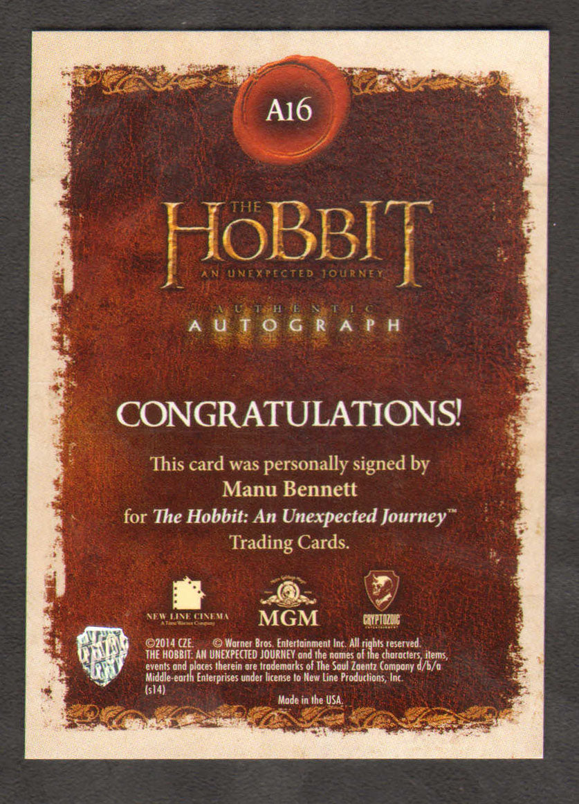
                  
                    The Hobbit Cryptozoic Trading Cards 160pc LOT with 21 Cards Signed by Martin Freeman, Ian Holm, Richard Armitage, Andy Serkis, Lee Pace, Sylvester McCoy, Ken Stott, James Nesbitt, & More
                  
                