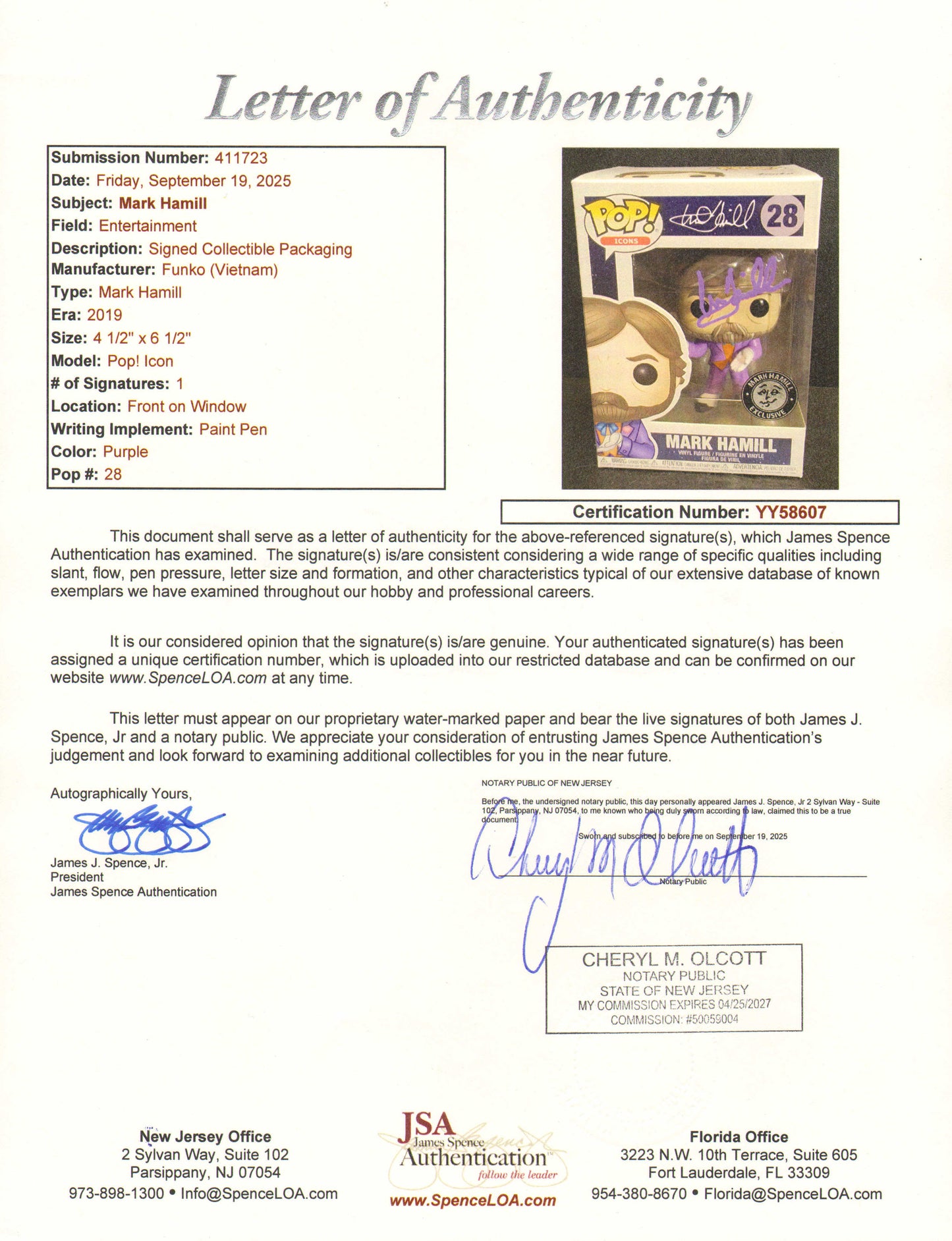 
                  
                    Kevin Conroy as Batman & Mark Hamill as The Joker in Batman: The Animated Series (JSA / Official Pix) Set of 2 Signed Funko POP! #144 & #28 with Character Name
                  
                