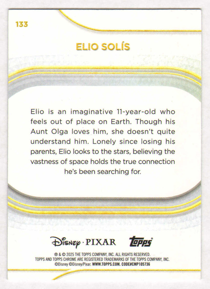 
                  
                    Yonas Kibreab as Elio in Elio Signed Topps Chrome Trading Card #133
                  
                