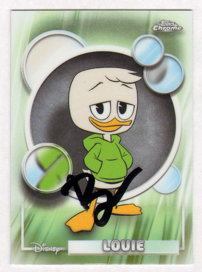 
                  
                    Bobby Moynihan as Louie Duck in DuckTales Signed Topps Chrome Trading Card #121
                  
                