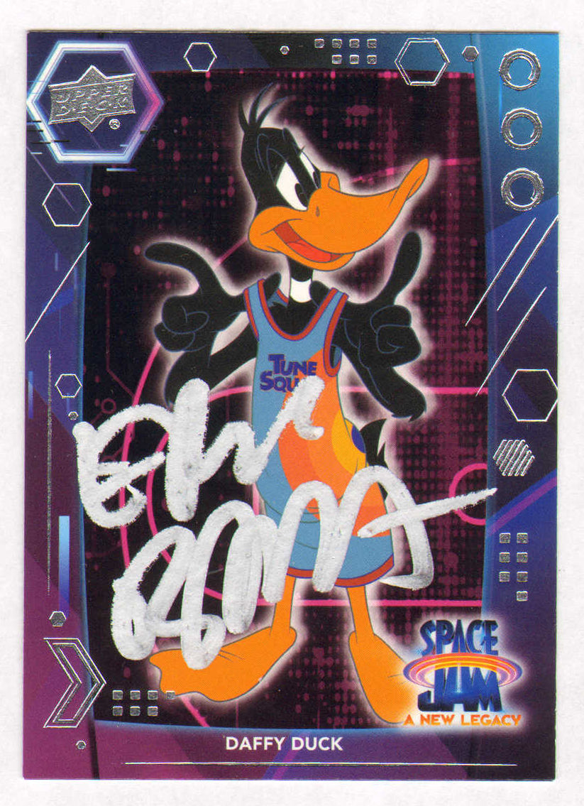 
                  
                    Eric Bauza as Daffy Duck in Space Jam: A New Legacy Signed Upper Deck Trading Card #7
                  
                