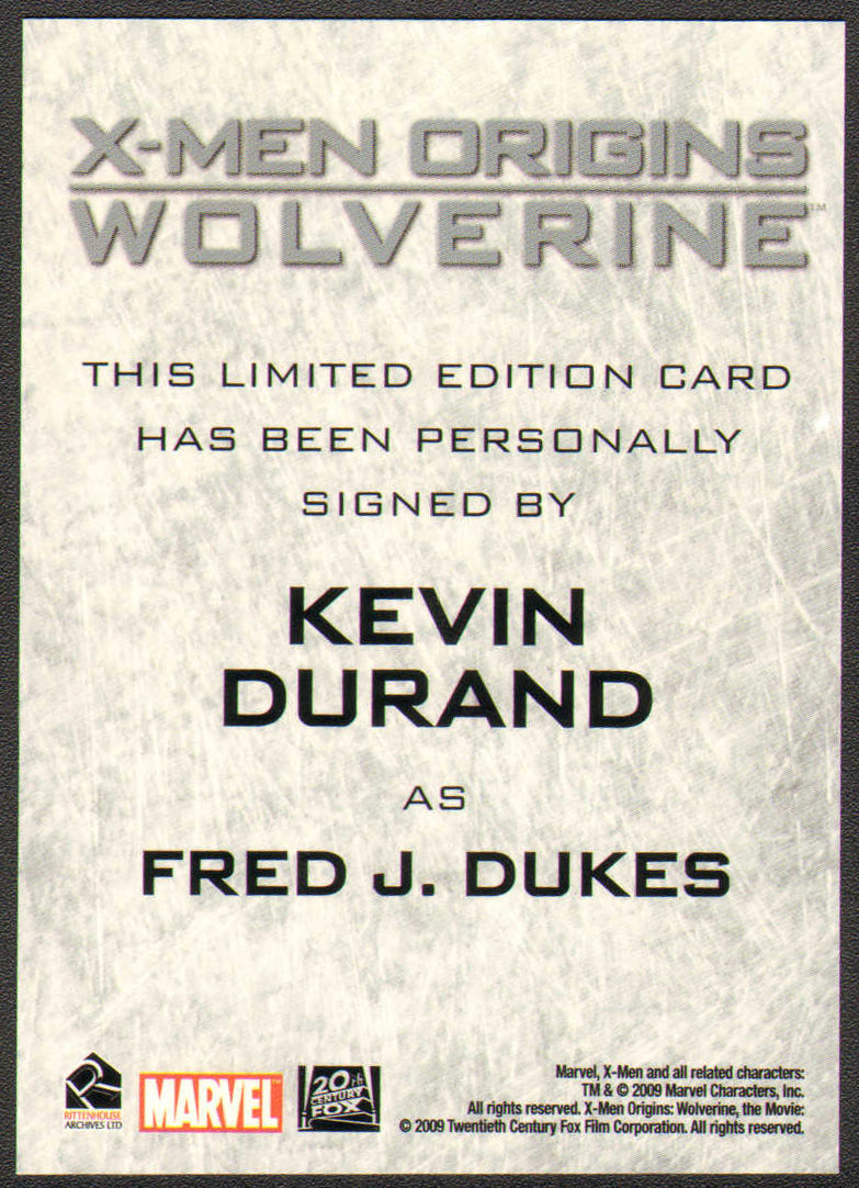 
                  
                    X-Men Origins: Wolverine Rittenhouse Trading Cards 125pc LOT with 16 Cards Signed by Hugh Jackman, Ryan Reynolds, Liev Schreiber, Danny Huston, will.i.am, Lynn Collins, Kevin Durand, Taylor Kitsch, Gavin Hood, & More
                  
                
