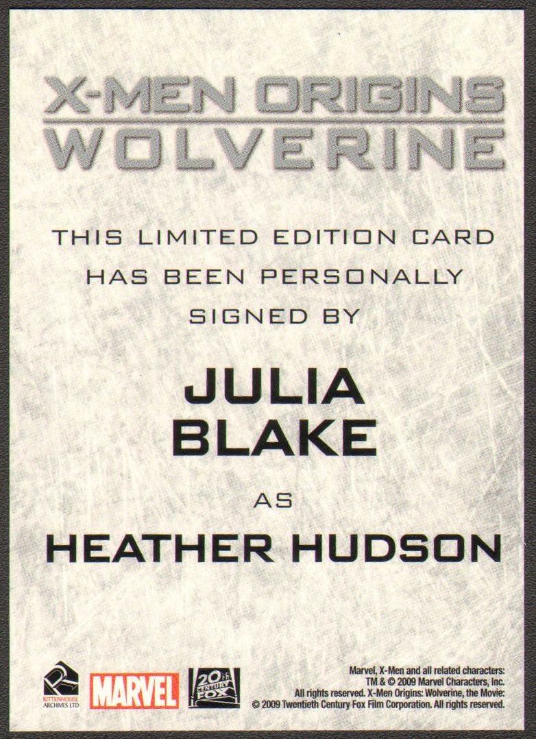 
                  
                    X-Men Origins: Wolverine Rittenhouse Trading Cards 125pc LOT with 16 Cards Signed by Hugh Jackman, Ryan Reynolds, Liev Schreiber, Danny Huston, will.i.am, Lynn Collins, Kevin Durand, Taylor Kitsch, Gavin Hood, & More
                  
                