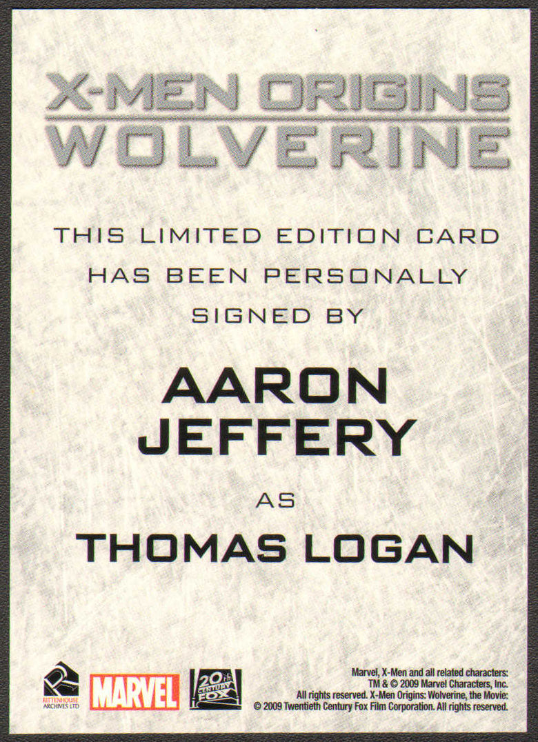 
                  
                    X-Men Origins: Wolverine Rittenhouse Trading Cards 125pc LOT with 16 Cards Signed by Hugh Jackman, Ryan Reynolds, Liev Schreiber, Danny Huston, will.i.am, Lynn Collins, Kevin Durand, Taylor Kitsch, Gavin Hood, & More
                  
                