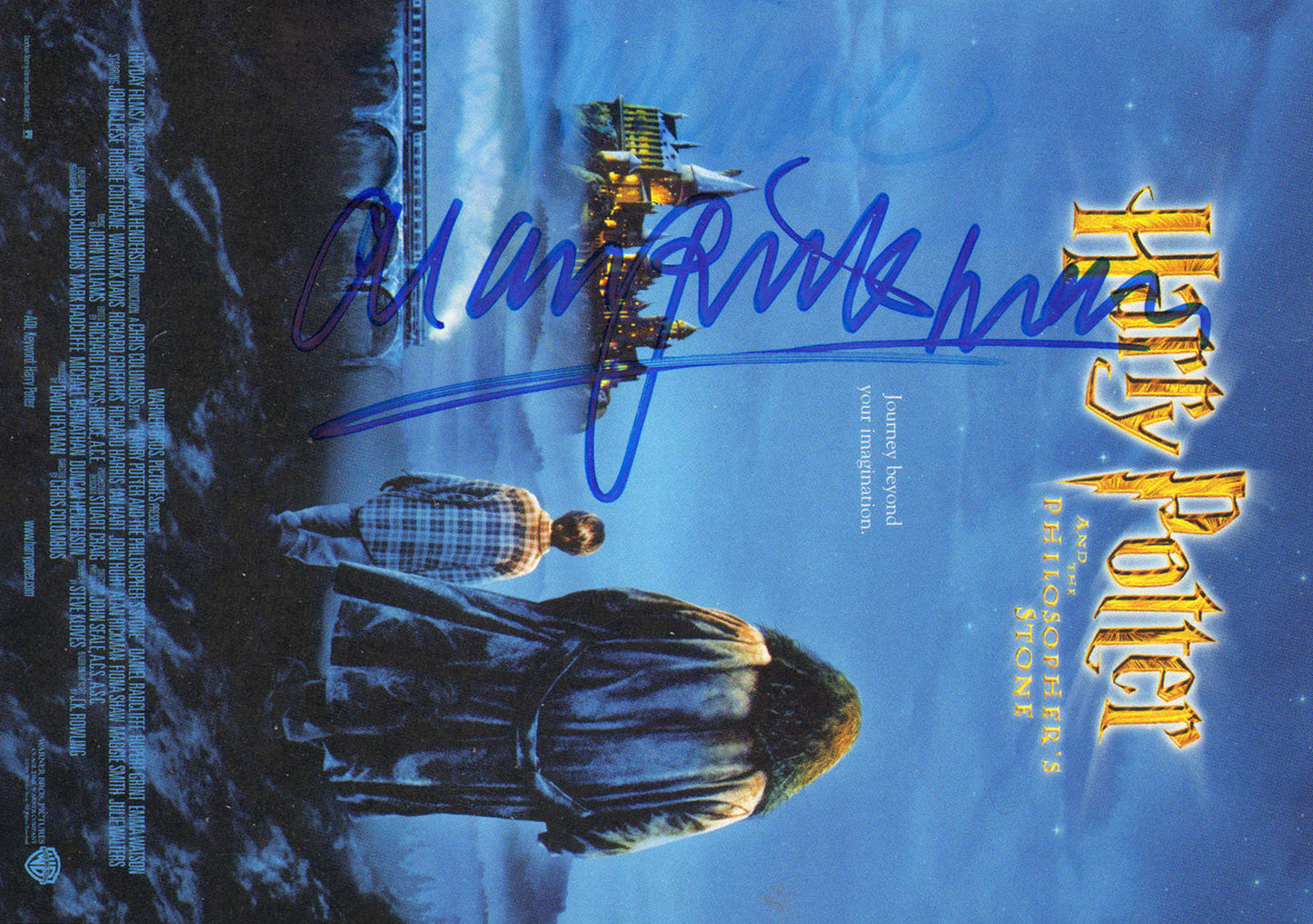 
                  
                    Alan Rickman as Professor Severus Snape in Harry Potter & the Philosopher's Stone (PSA) Signed 4x6 Postcard
                  
                