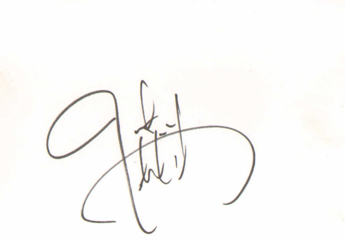 
                  
                    Justin Timberlake Singer, Songwriter & Actor Signed 4x6 Index Card
                  
                