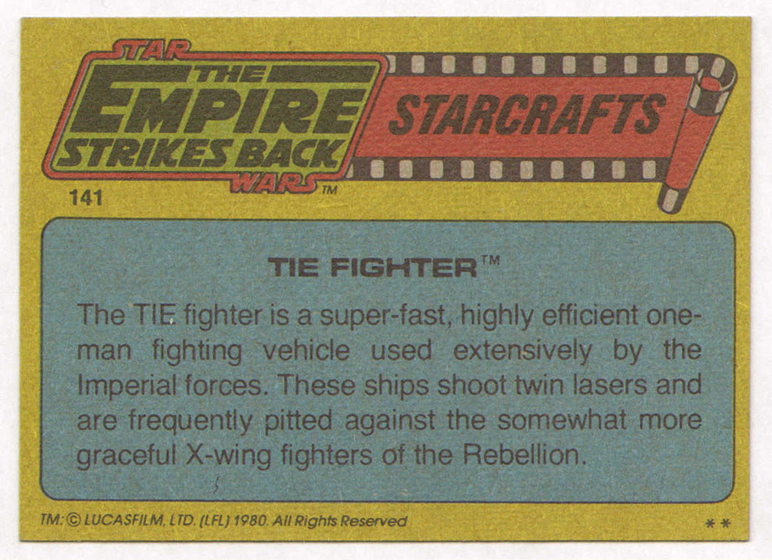 
                  
                    James Earl Jones as Darth Vader in Star Wars: The Empire Strikes Back Signed Topps 'Tie Fighter' Trading Card #141
                  
                