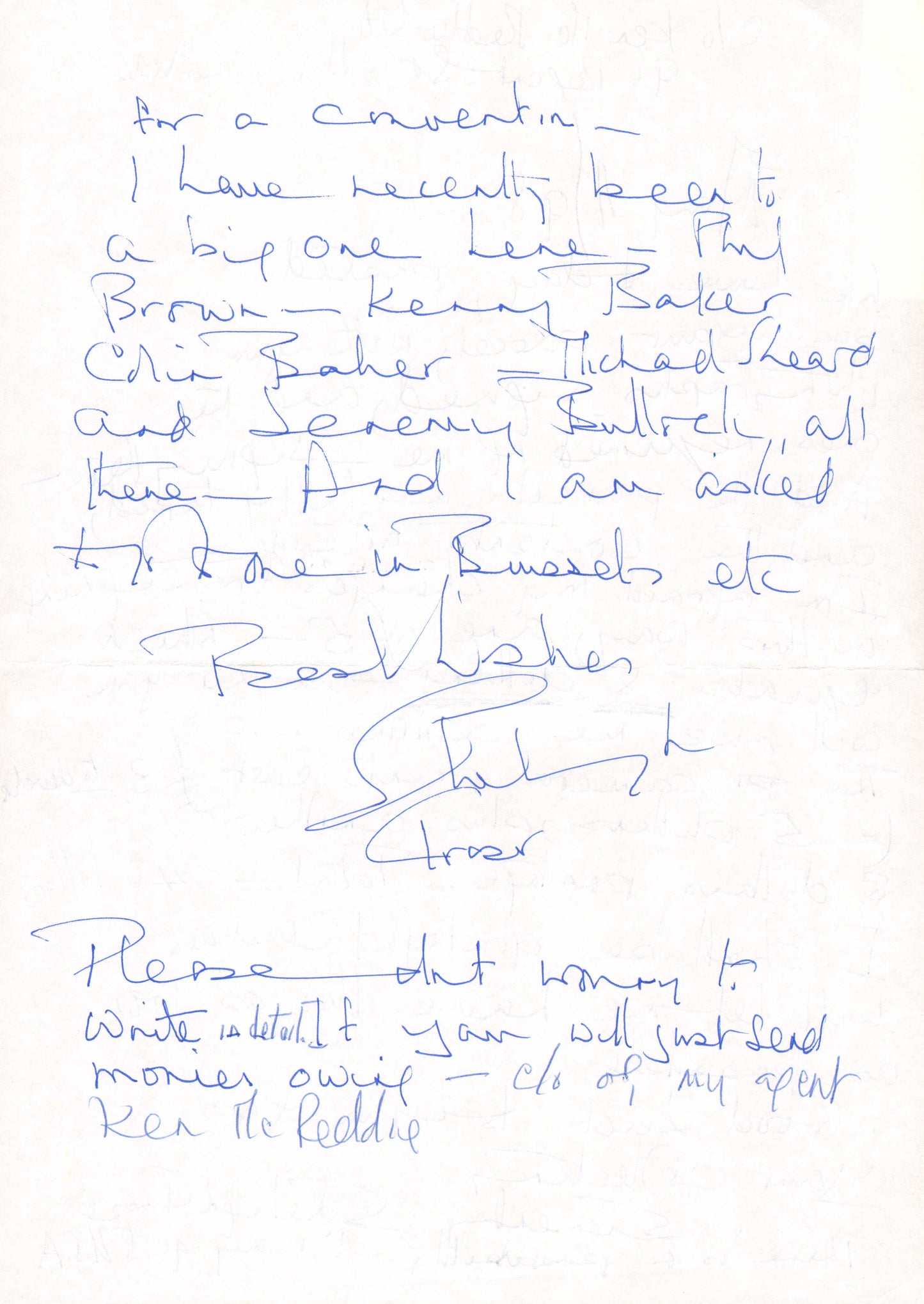 
                  
                    Shelagh Fraser Aunt Beru from Star Wars: A New Hope Signed Handwritten Letter
                  
                