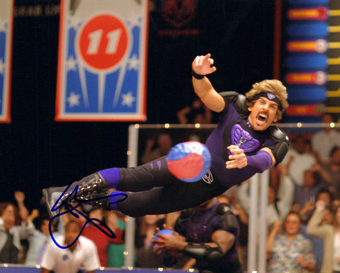 
                  
                    Vince Vaughn as Peter La Fleur & Ben Stiller as White Goodman in Dodgeball Signed 8x10 Photo 2pc LOT
                  
                