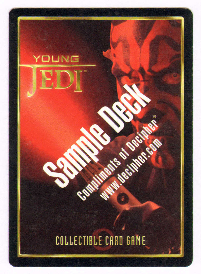 
                  
                    Lewis MacLeod as Sebulba in Star Wars: The Phantom Menace Signed Young Jedi Sample Deck Trading Card #3
                  
                