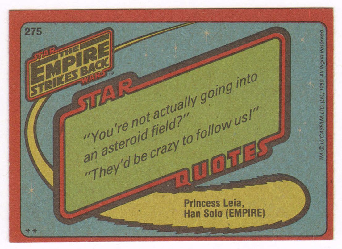 
                  
                    Alan Harris as Bossk in Star Wars: The Empire Strikes Back Signed Topps Trading Card #275 with Character Name
                  
                