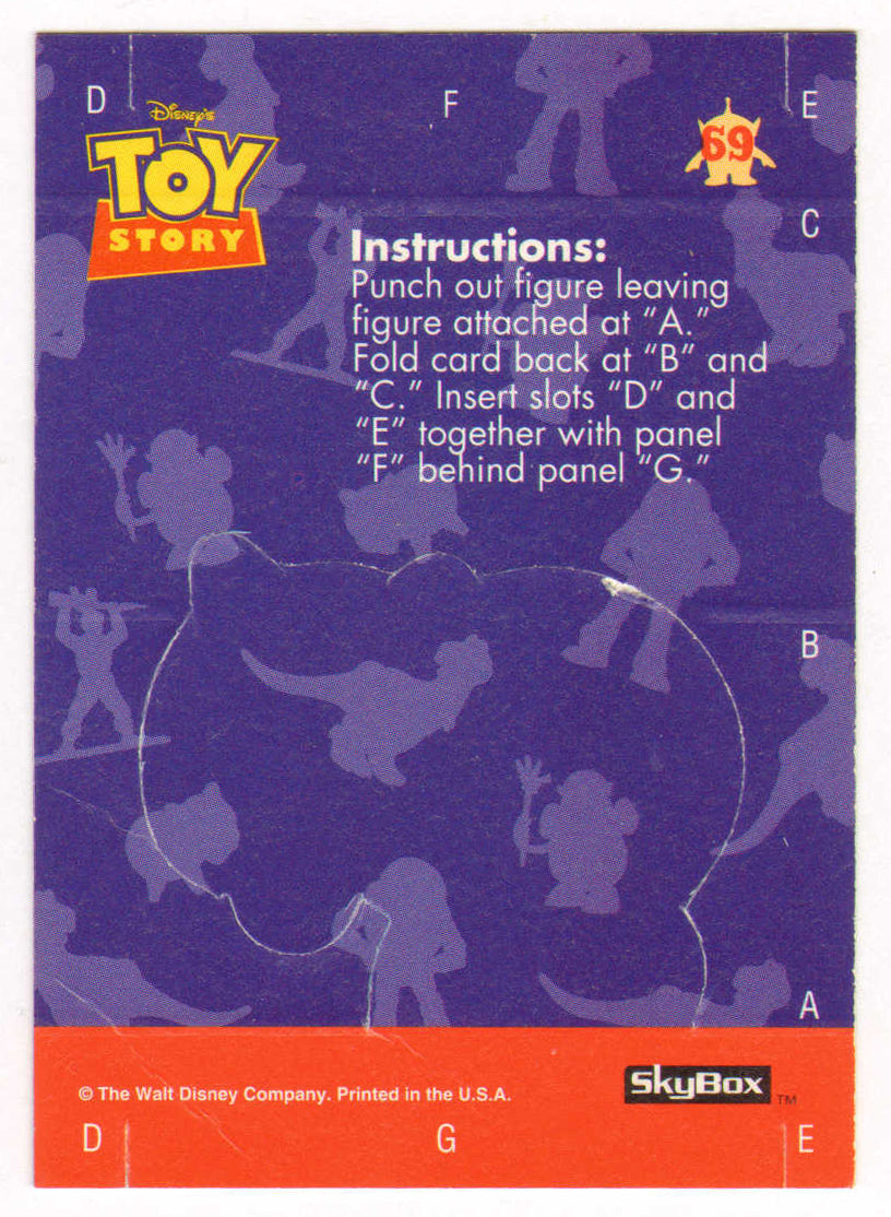 
                  
                    John Ratzenberger as Hamm in Toy Story Signed Skybox Trading Card #69 Cut Out Edition
                  
                