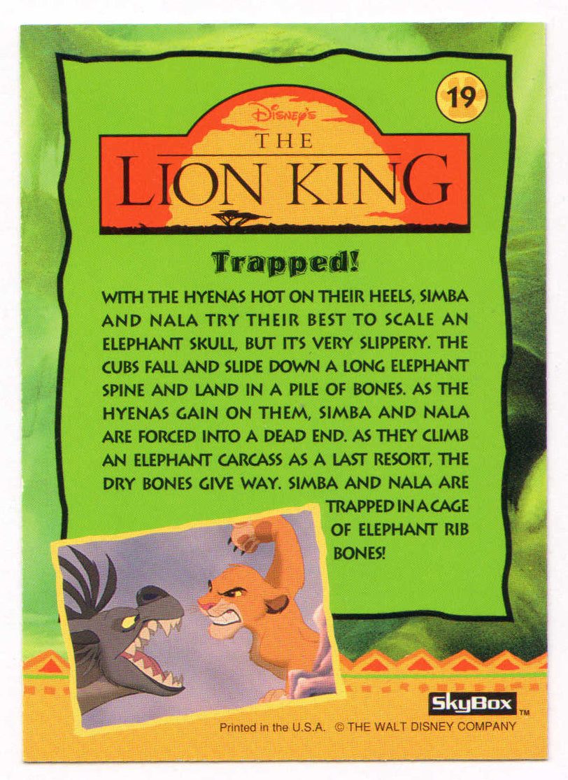 
                  
                    Whoopi Goldberg as Shenzi in Disney's The Lion King Signed Skybox Trading Card #19
                  
                