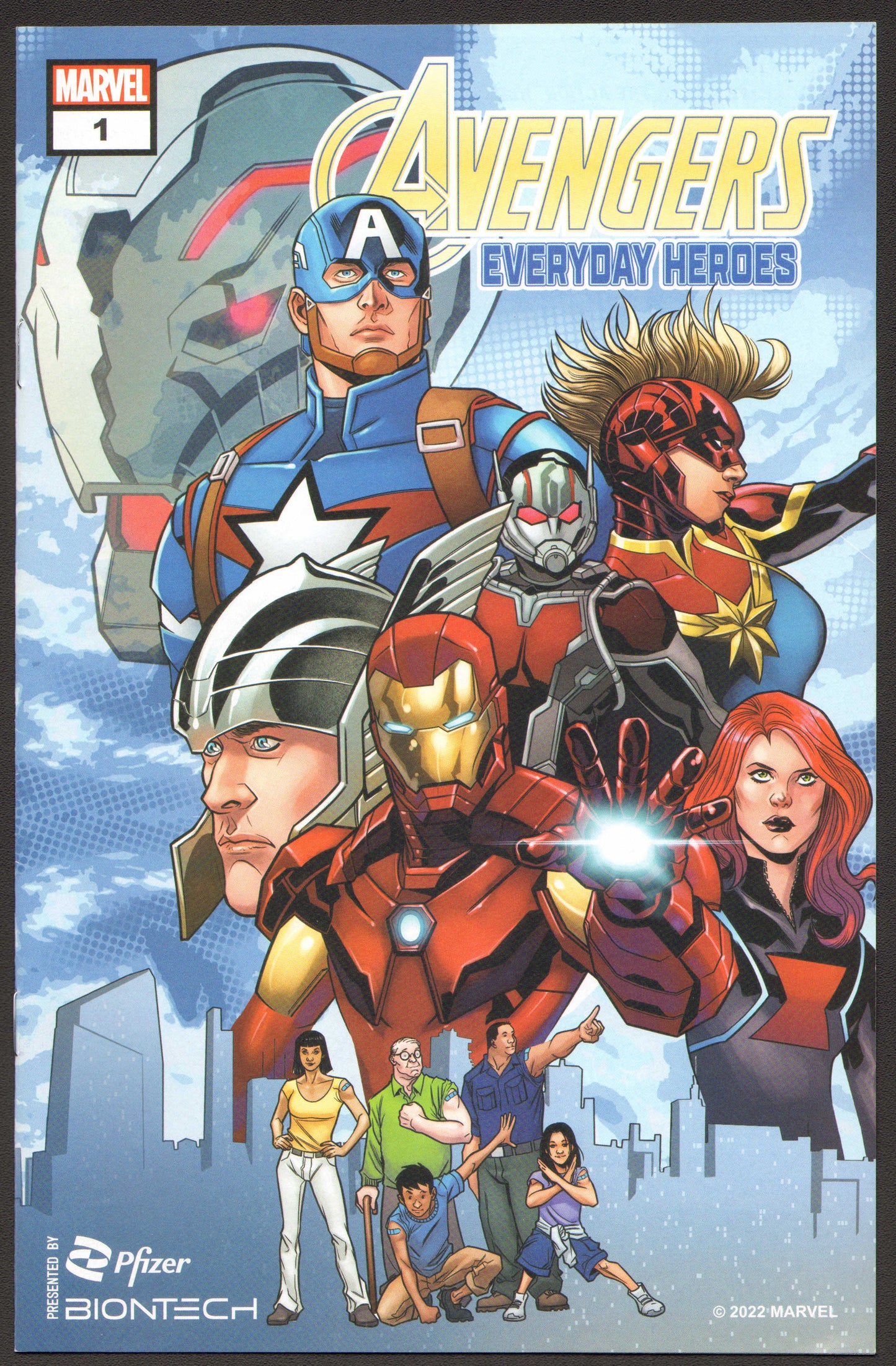 
                  
                    Avengers Everyday Heroes #1 Comic Book - Pfizer/BioNTech COVID Giveaway - 2022
                  
                