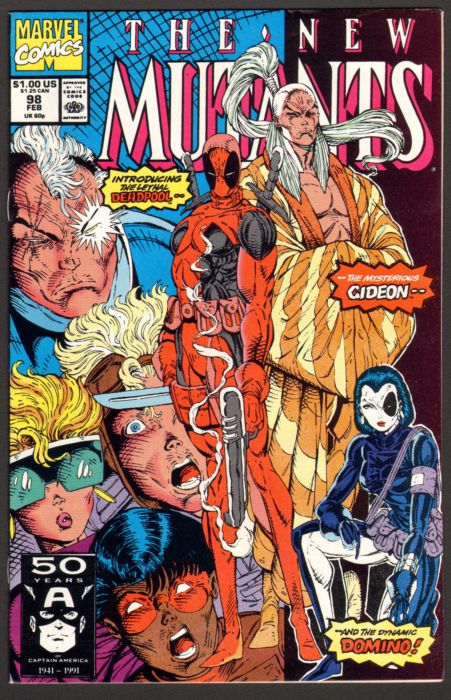 
                  
                    New Mutants #98 Comic Book - 1st Appearance of Deadpool - Key Issue - 1990
                  
                
