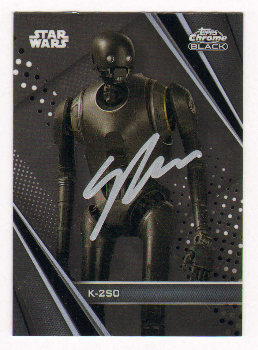 
                  
                    Gareth Edwards Director of Rogue One: A Star Wars Story Signed Topps Chrome Black Trading Card #61
                  
                