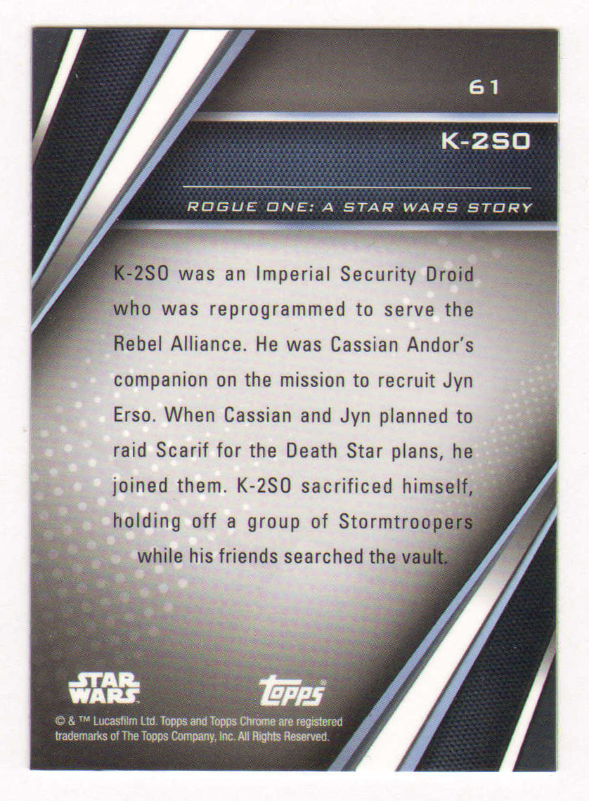 
                  
                    Gareth Edwards Director of Rogue One: A Star Wars Story Signed Topps Chrome Black Trading Card #61
                  
                