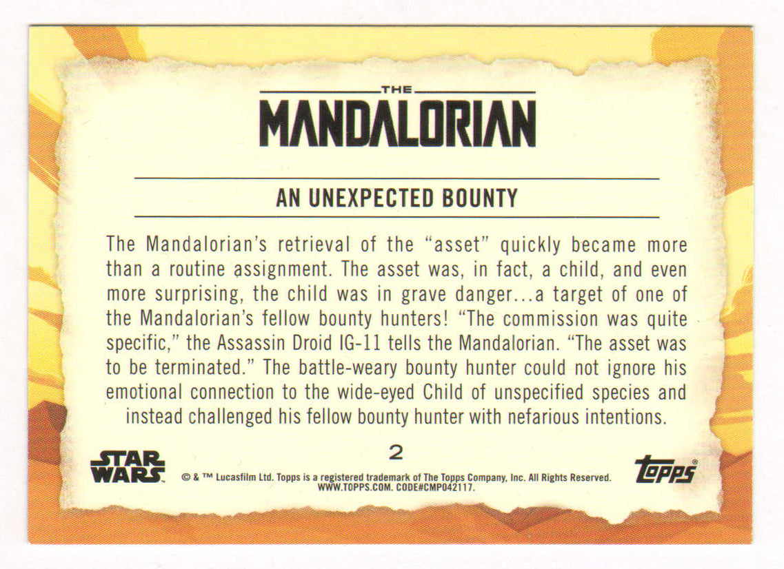 
                  
                    Jon Favreau Creator of The Mandalorian Signed Topps 'An Unexpected Bounty' Trading Card #2
                  
                