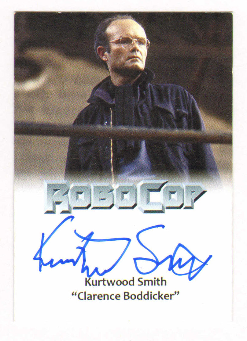
                  
                    Kurtwood Smith as Clarence Boddicker in RoboCop Signed RoboCop Trading Card
                  
                
