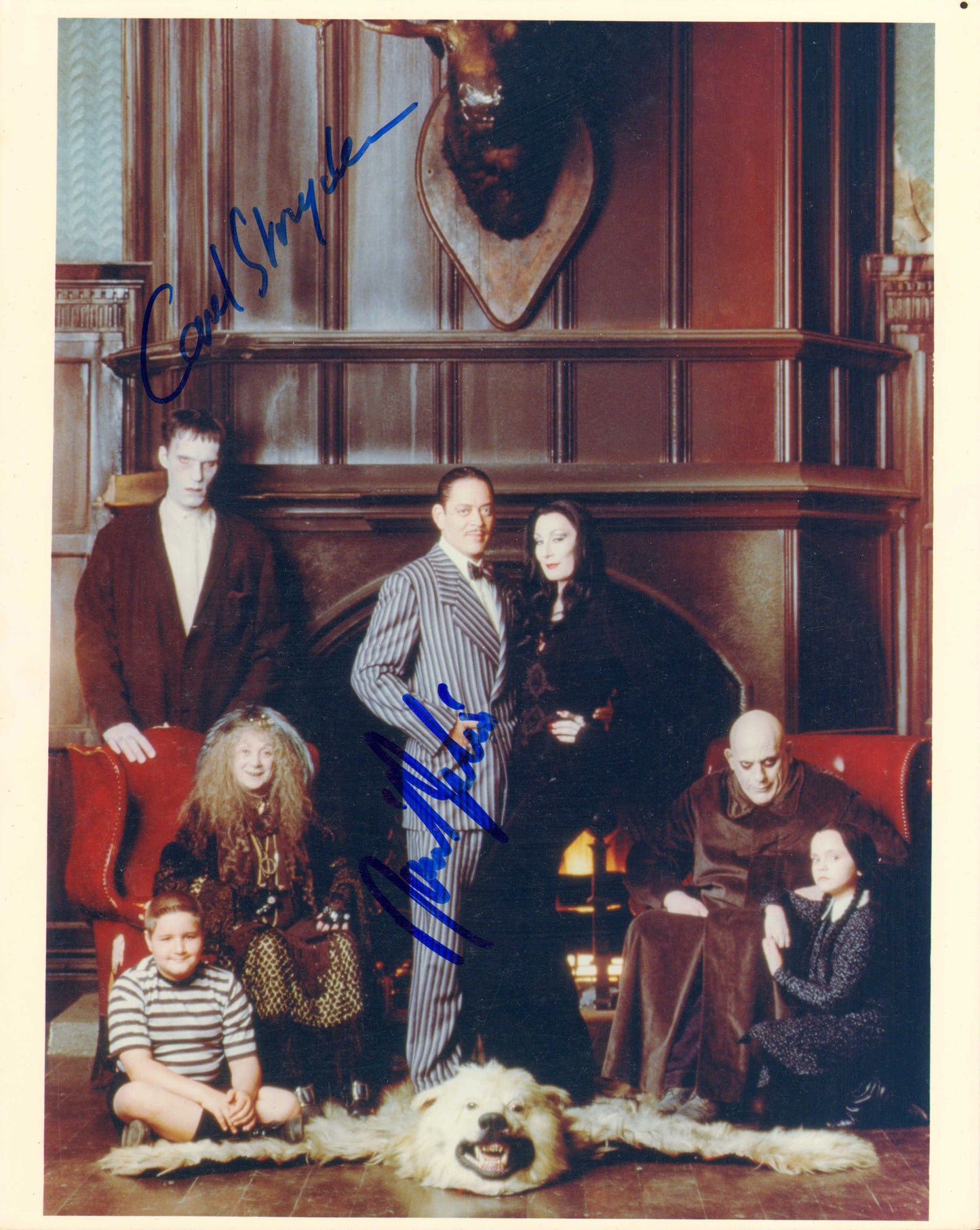 
                  
                    Raul Julia as Gomez Addams & Carel Struycken as Lurch in The Addams Family Signed 8x10 Photo - Rare
                  
                