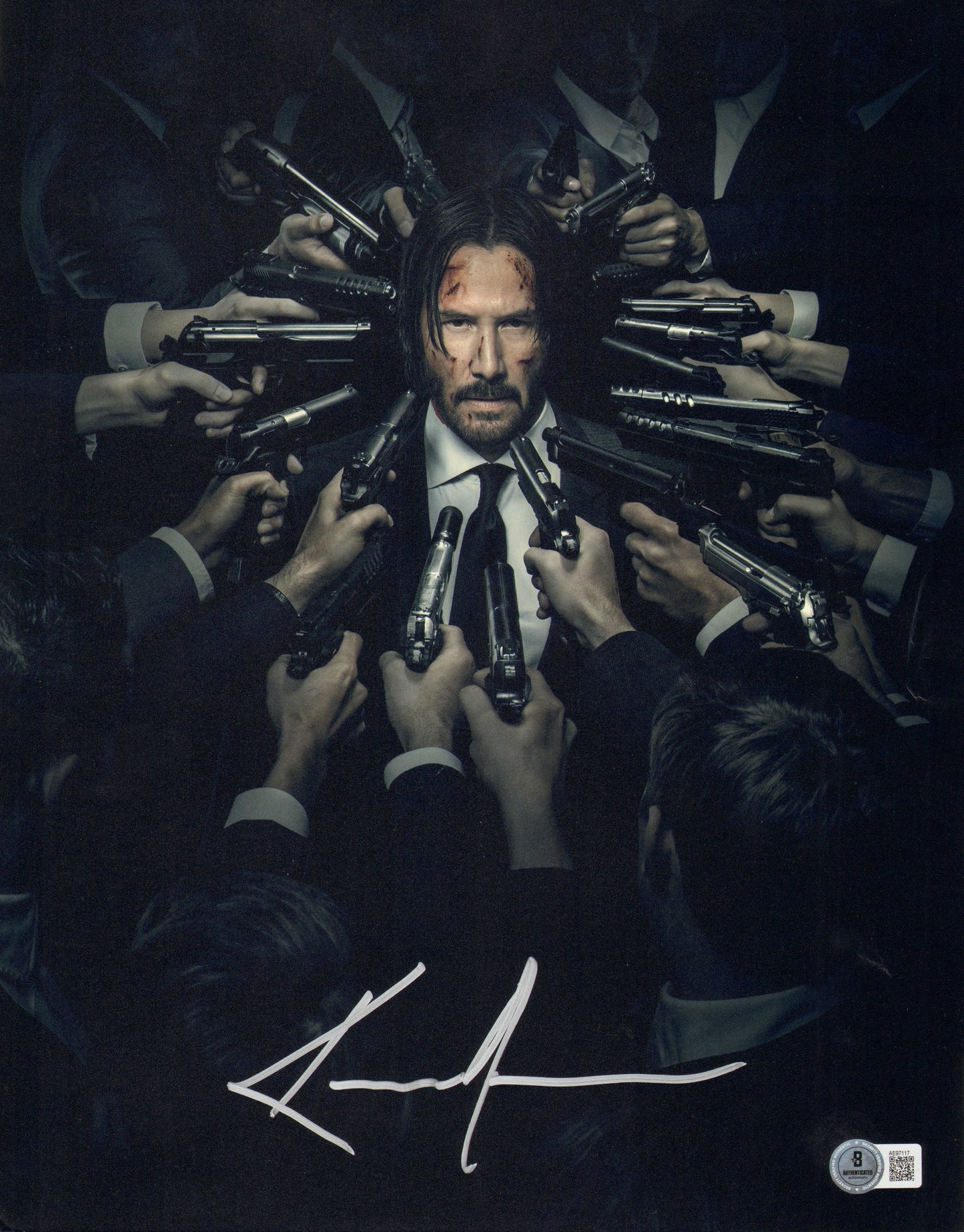 
                  
                    Keanu Reeves as John Wick in John Wick: Chapter 2 (Beckett) Signed 11x14 Photo
                  
                