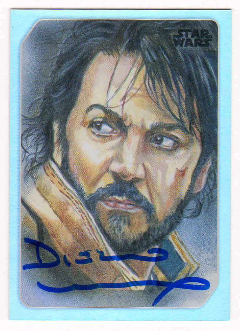 
                  
                    Diego Luna as Captain Cassian Andor in Star Wars: Andor Signed Topps Trading Card
                  
                
