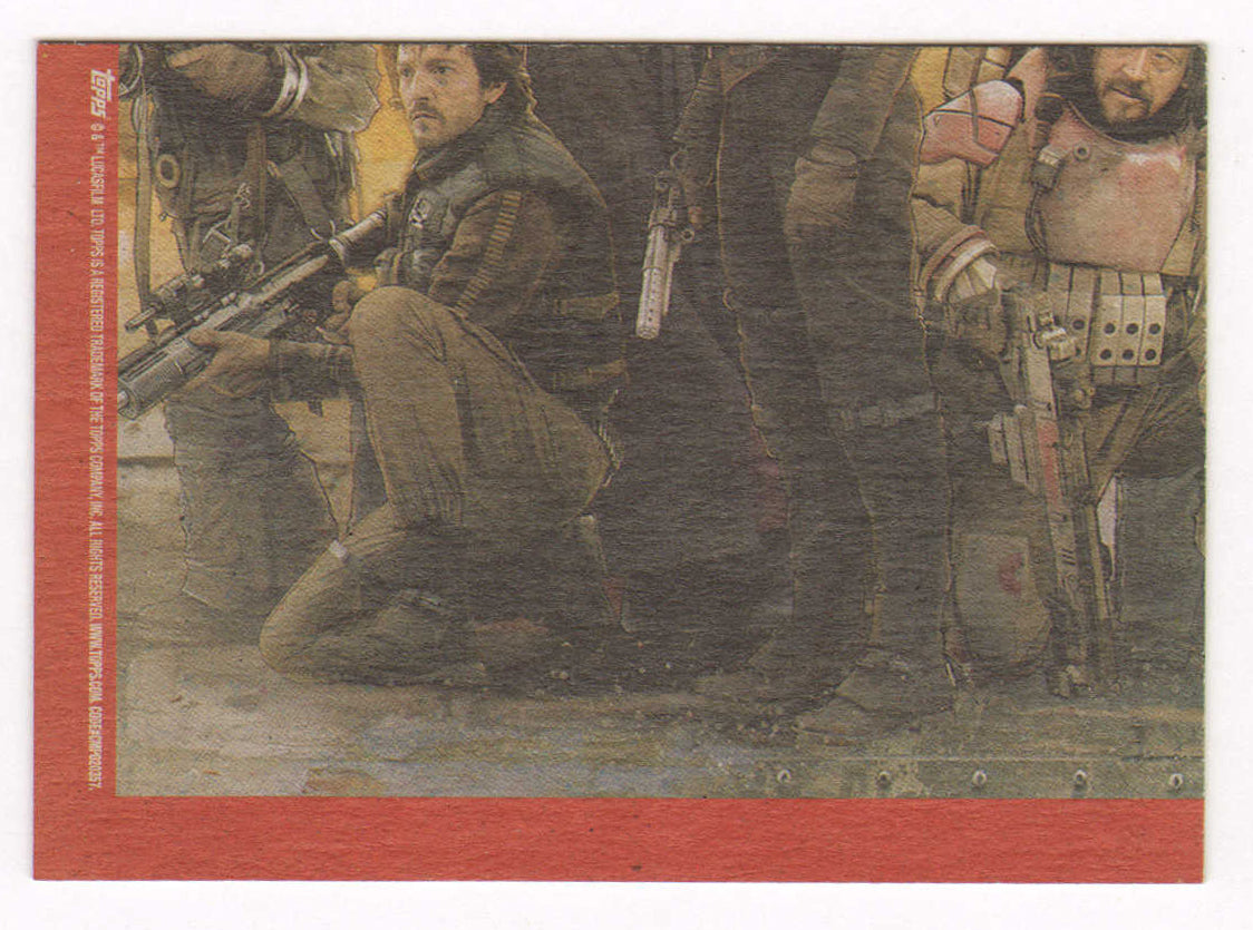 
                  
                    Diego Luna as Captain Cassian Andor in Rouge One: A Star Wars Story Signed Topps Trading Card
                  
                
