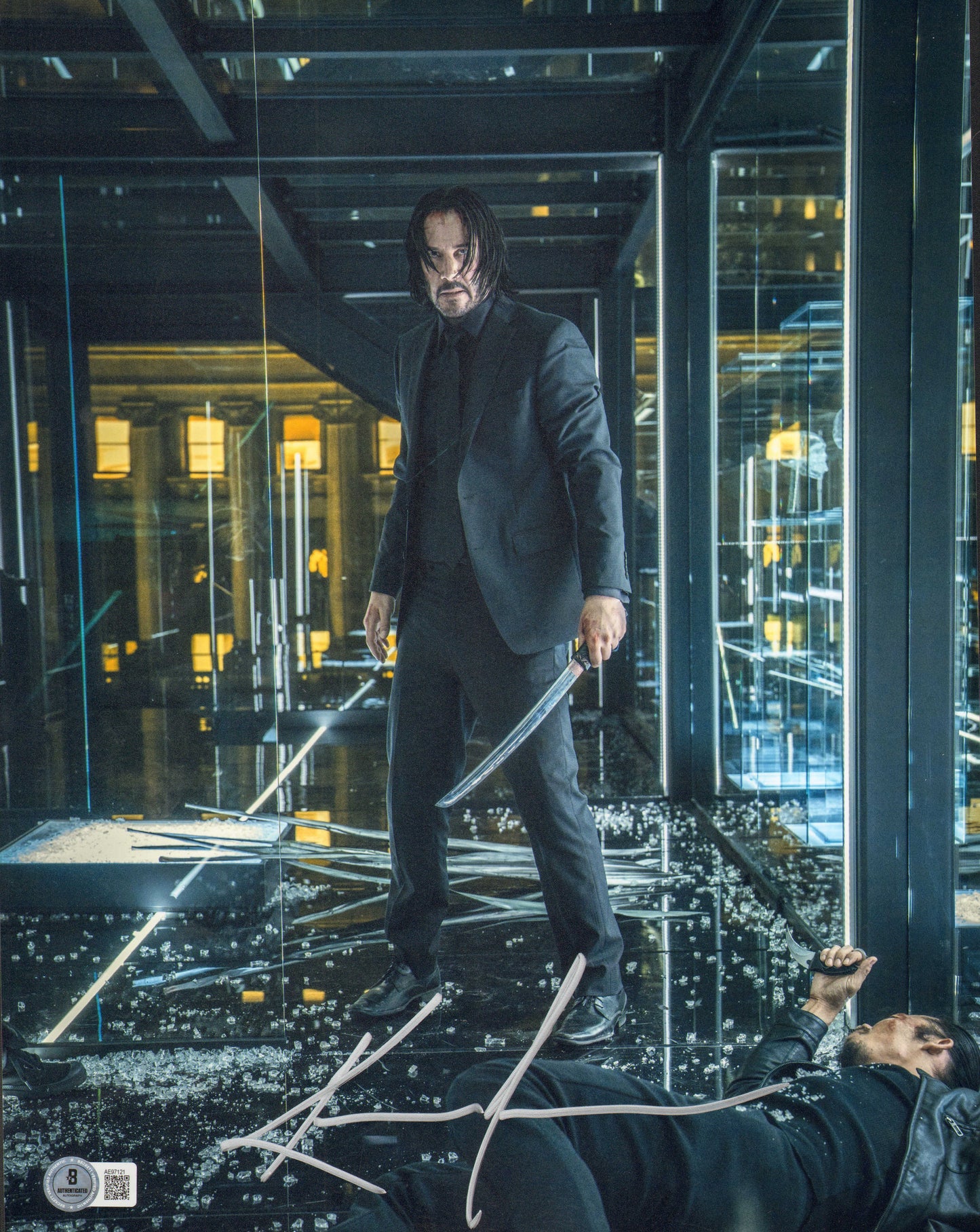 
                  
                    Keanu Reeves as John Wick in John Wick: Chapter 3 – Parabellum (Beckett) Signed 11x14 Photo
                  
                