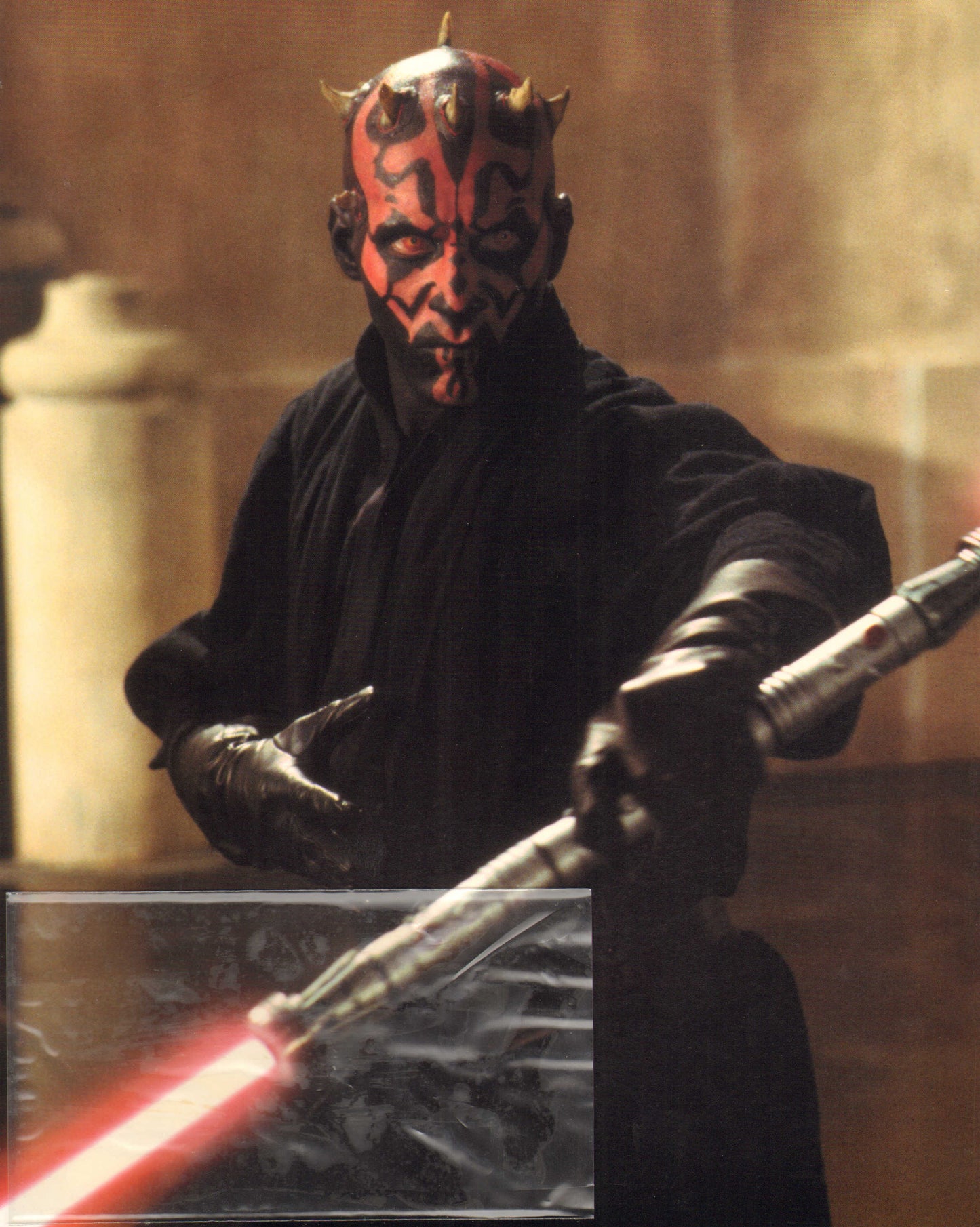 
                  
                    Ray Park as Darth Maul in Star Wars Episode I: The Phantom Menace (JSA) Signed 5x3.5 Card with Unsigned Photo
                  
                