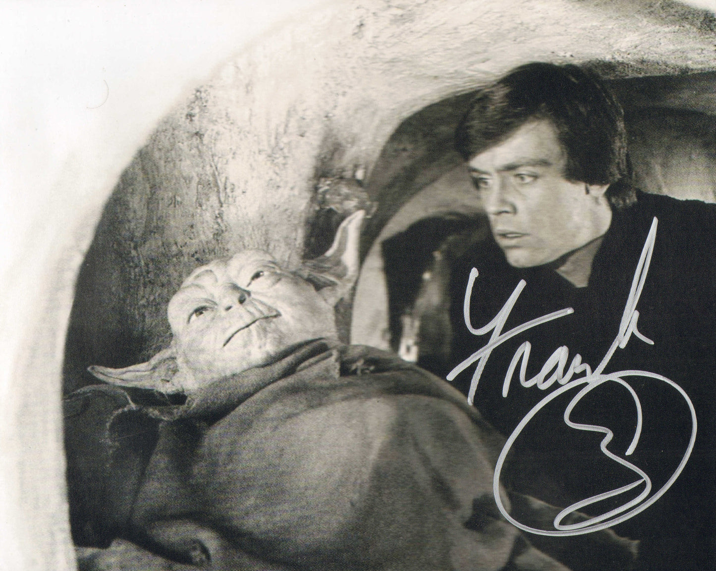 
                  
                    Frank Oz as Yoda in Star Wars: Return of the Jedi (K9) Signed 8x10 Photo
                  
                