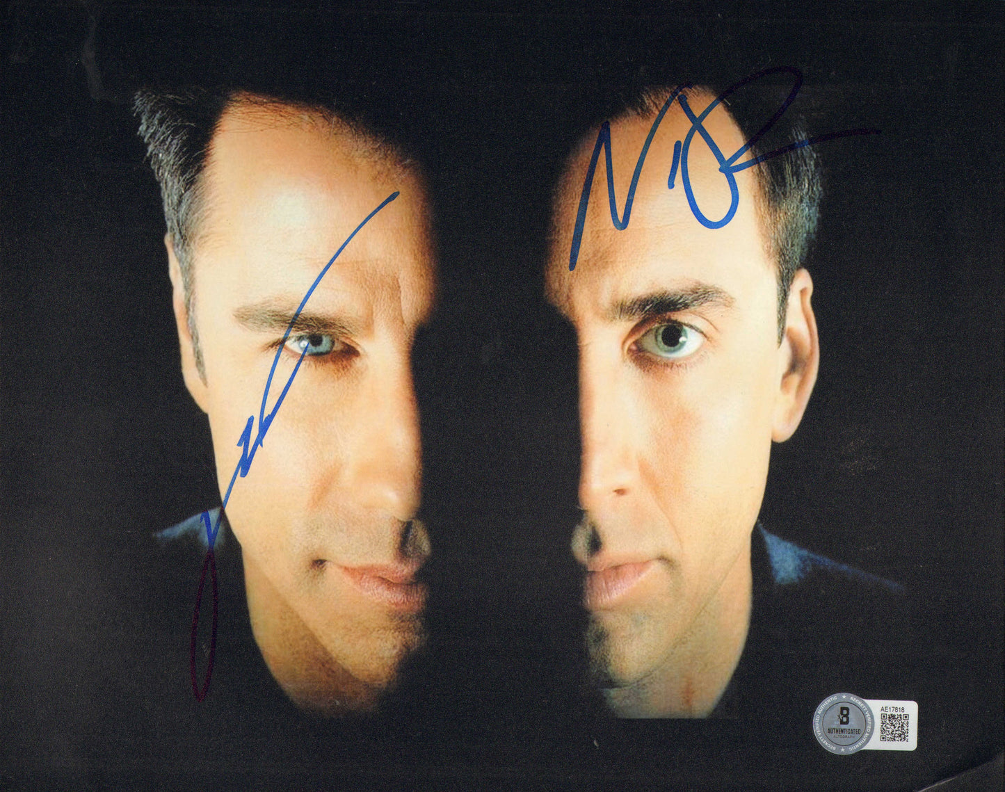 
                  
                    John Travolta as Sean Archer & Nicolas Cage as Castor Troy in Face/Off (Beckett) Signed 8x10 Photo
                  
                