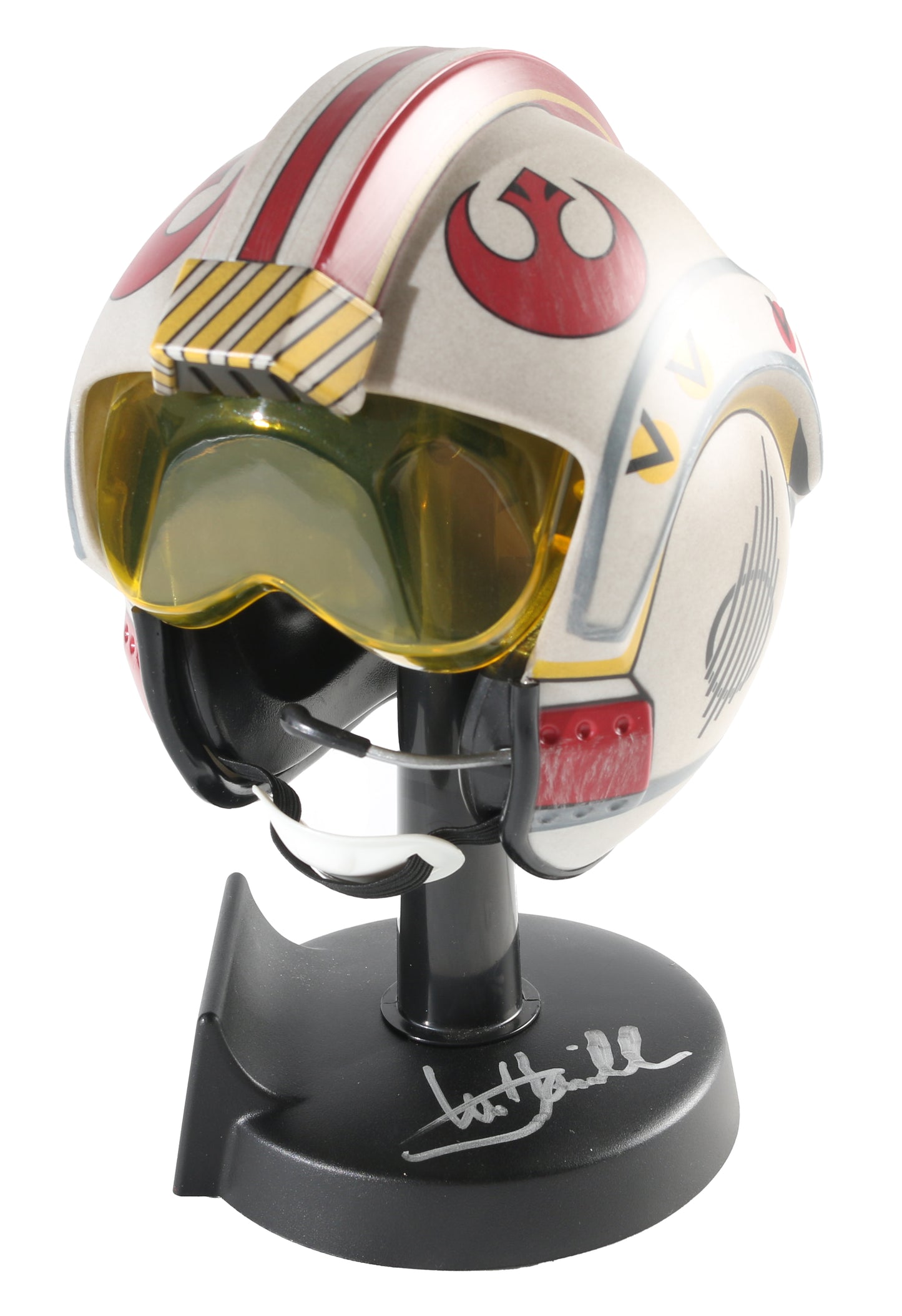 
                  
                    Mark Hamill as Luke Skywalker in Star Wars: A New Hope Master Replicas Scaled Prop Replica Mini Helmet
                  
                