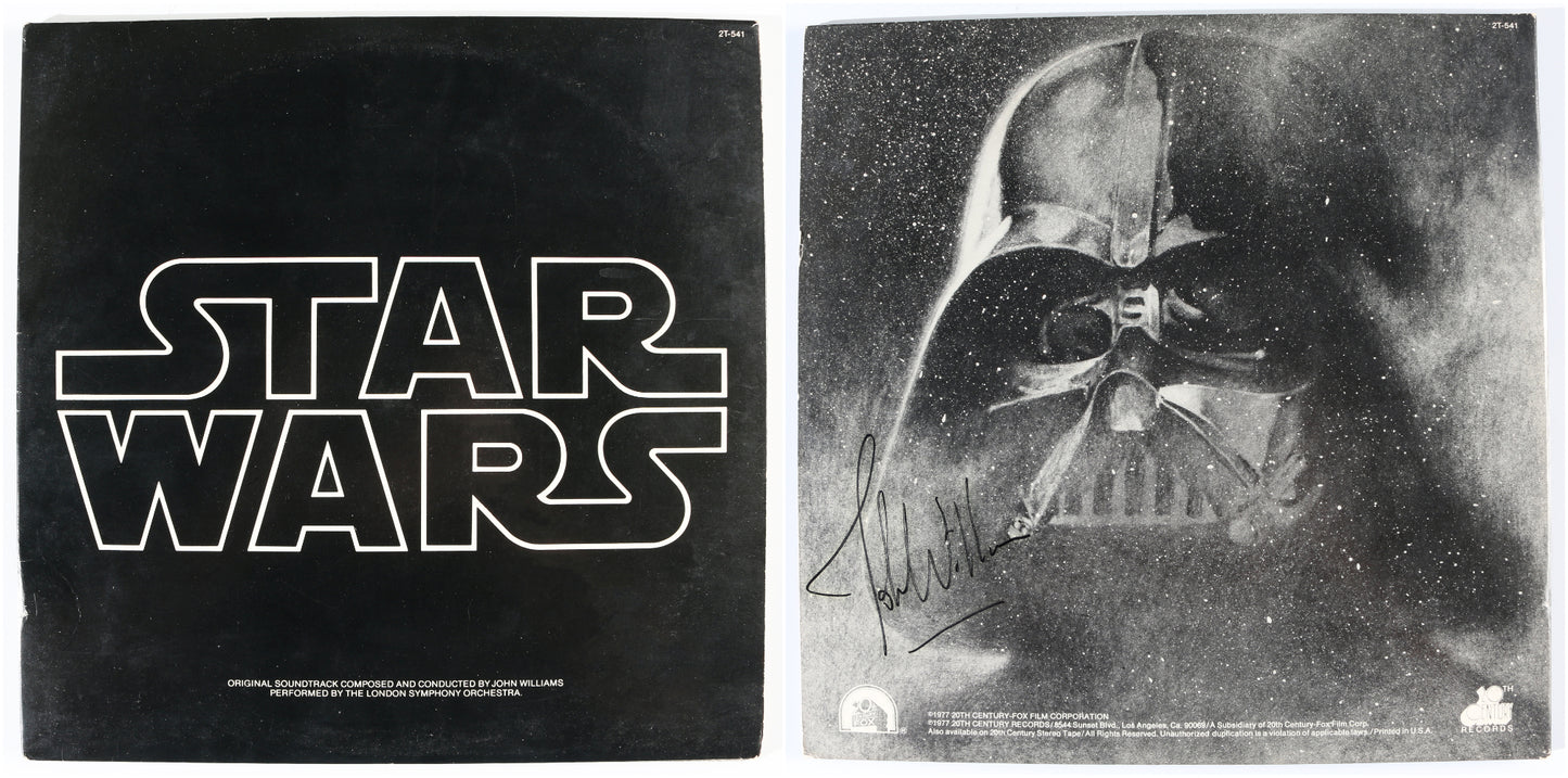 
                  
                    Star Wars: A New Hope Original Motion Picture Soundtrack 12" Vinyl LP Record Signed by Composer: John Williams
                  
                