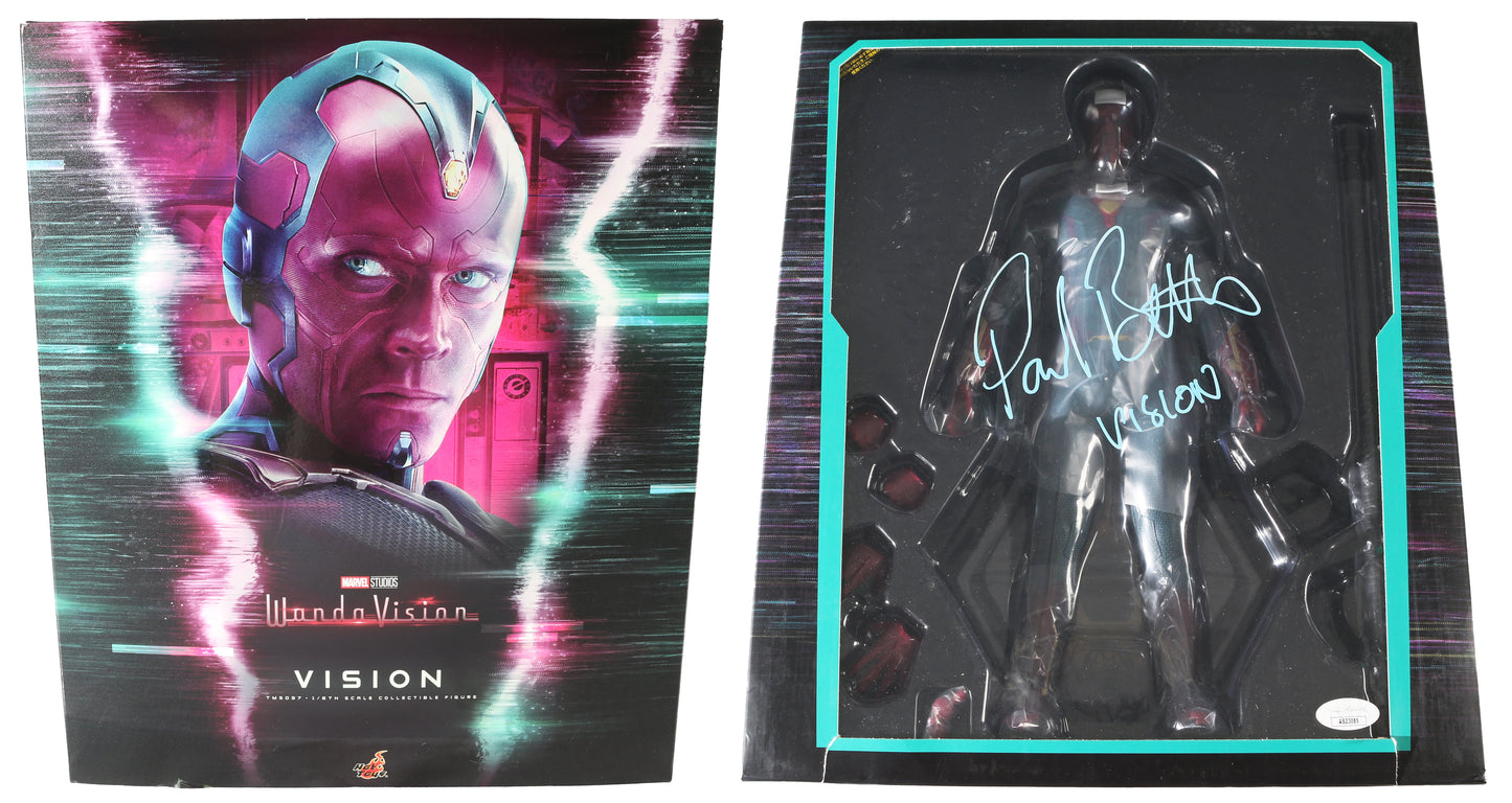 
                  
                    Paul Bettany as The Vision in WandaVision (JSA) Signed Hot Toys Sixth Scale Figure with Character Name
                  
                